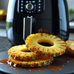 Ananas rôti à l’air fryer fondant et caramélisé