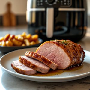 Filet mignon à l’air fryer tendre et juteux