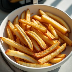 Frites maison croustillantes à l’air fryer