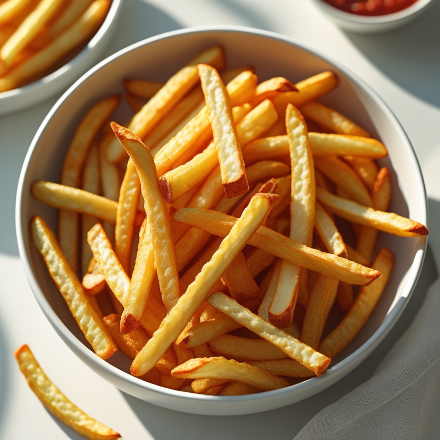 Frites maison croustillantes à l’air fryer