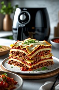 Lasagnes à l’air fryer savoureuses et rapides