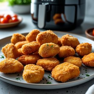 Nuggets maison à l’air fryer croustillants et faciles