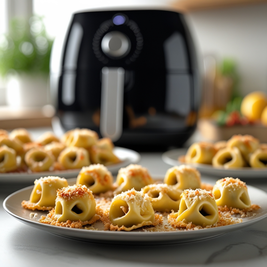 Tortellini croustillants à l’air fryer : snack rapide et gourmand