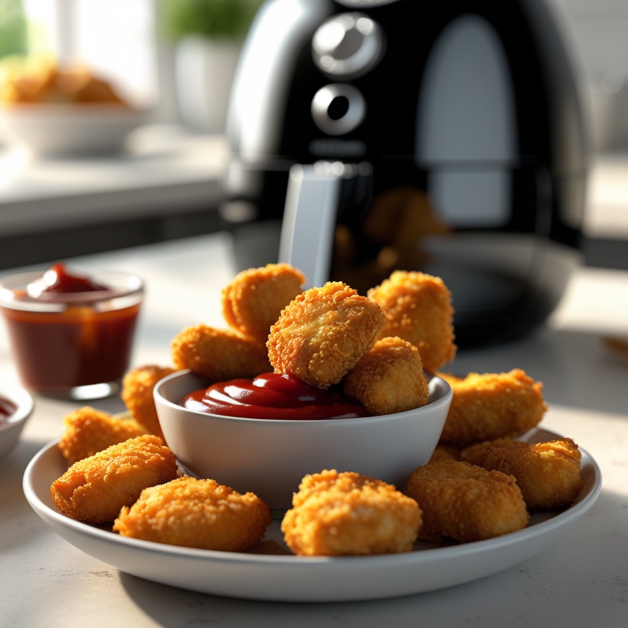 Nuggets maison à l’air fryer : croustillants, sains et irrésistibles