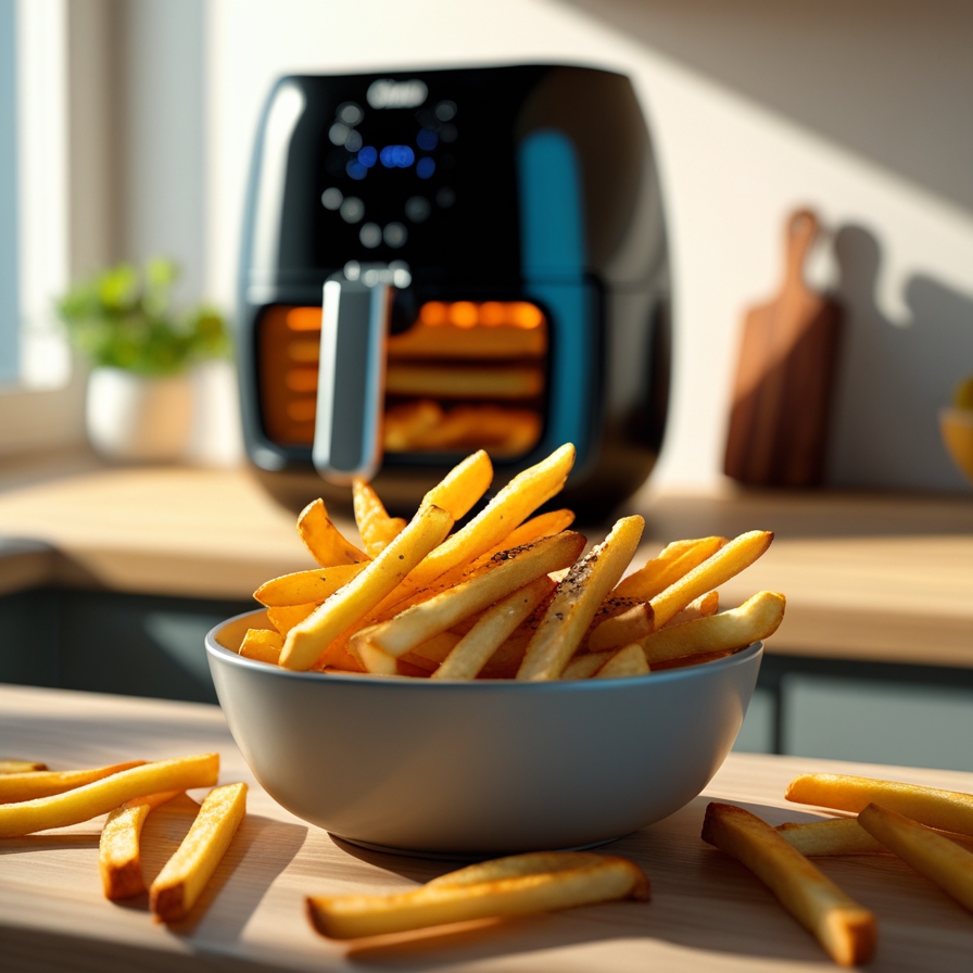 Frites croustillantes à l’air fryer