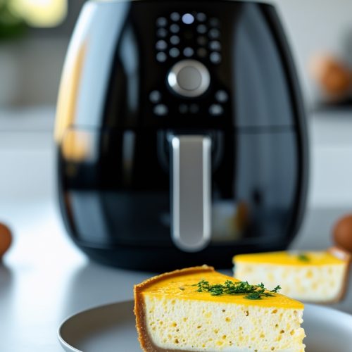Quiche sans pâte rapide à l’air fryer