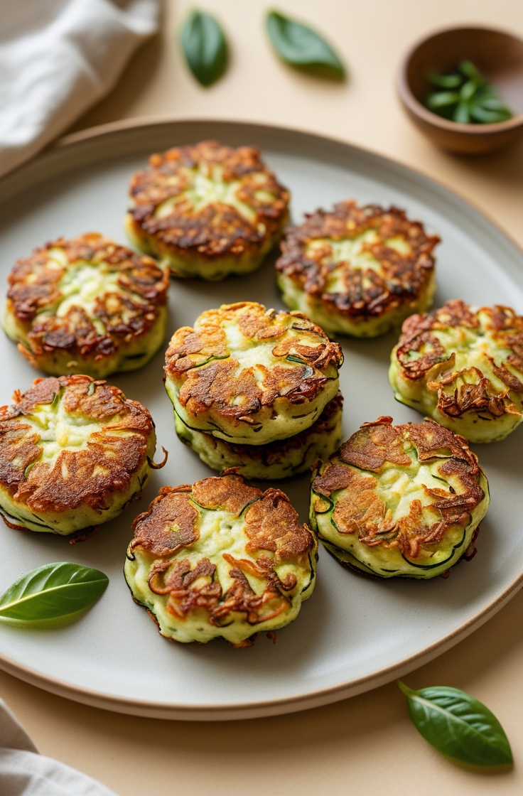 Beignets de courgettes legers a l'air fryer