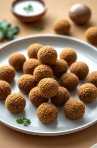 Boulettes de lentilles aux epices a l'air fryer