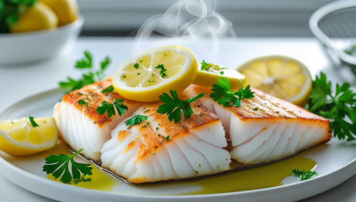 Cabillaud citron a l'air fryer leger et rapide