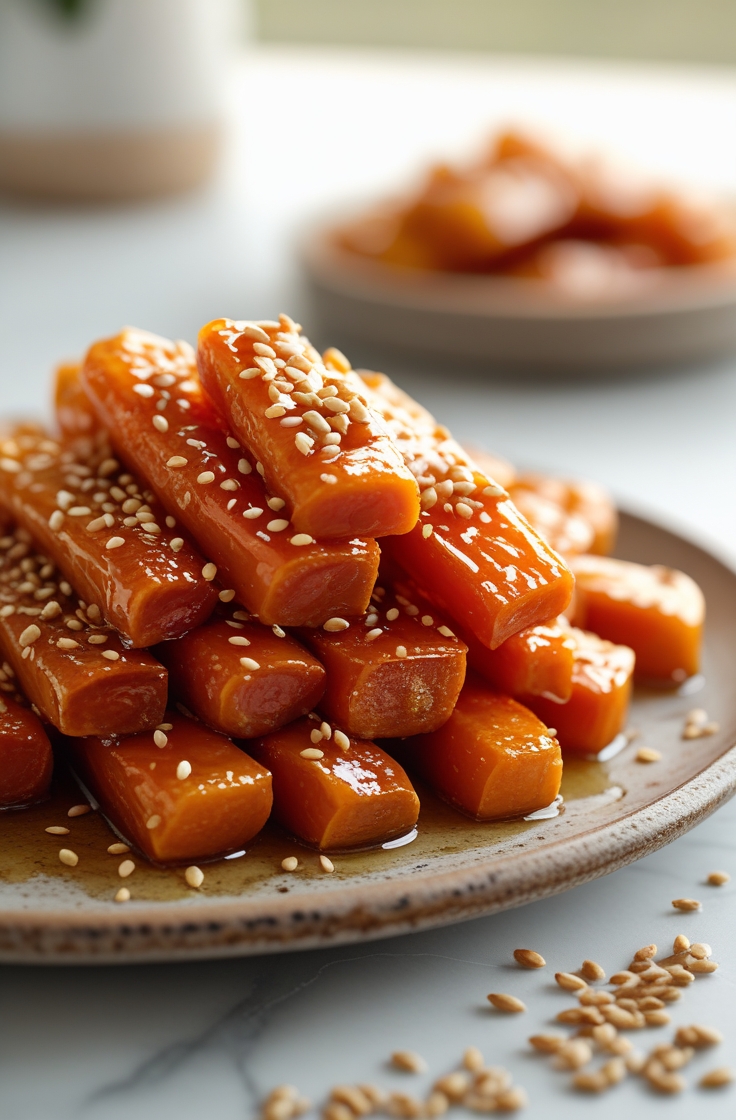 Carottes roties cumin miel caramelisees a l'air fryer