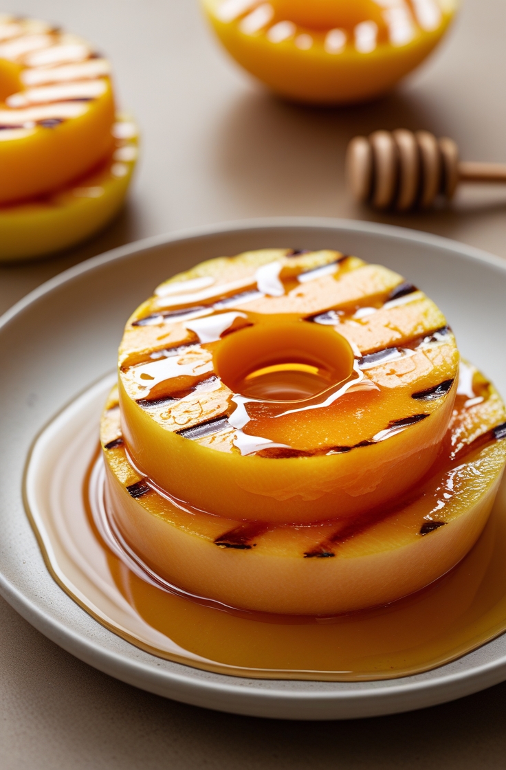 Melon grille au miel original a l'air fryer